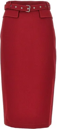 Pinko Viscose-blend cr&ecirc;pe skirt Woman 38