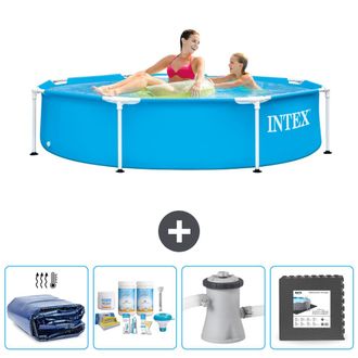 Intex Piscina Con Estructura Redonda - 244x51 Cm - 5-piezas Scb3