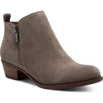 Lucky Brand Basel Bootie in Dark Mushroom/ at Nordstrom, Size 9.5
