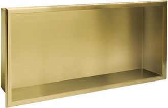 Rea Estante Baño 30x60 Cepillo Oro