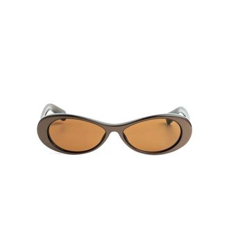 Jacquemus Sunglasses, female, Brown, Size: 54 MM SUN Sunglasses
