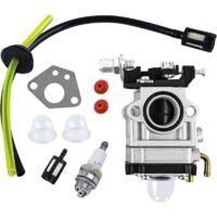 OEM Carburador Zvd Para Desbrozadoras De 52 Cc, 49 Cc Y 43 Cc - Kit De Carburador Con Junta, Manguera, Buj&iacute;a Y Filtro De Combustible. Carburador Para Desb