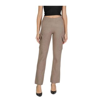 Vila Knit Cargo Trousers Relaxed Fit