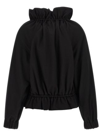Dries Van Noten Womens Black Cotton Sweatshirt Clothing