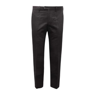 BRIGLIA 1949 Heren, Broeken, Zwart, Maat: S Katoen