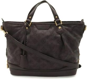 Louis Vuitton Pre-owned Mahina Tote Bag - Dames - Vintage Shopper - Bruin - ONE Size - Leer - Vintage
