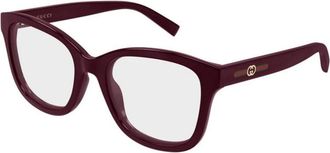 Gucci Optical Frame - Dames - Brillen - Rood - 53 MM - Accessoires