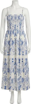 Z Supply Nadine Palm Maxi Dress In Nautical