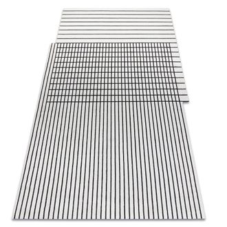 RugsX Rugsx - Alfombra Pearl 51333k Crema / Negro - L&iacute;neas Exclusiva, Estructural Beige 192x290 Cm