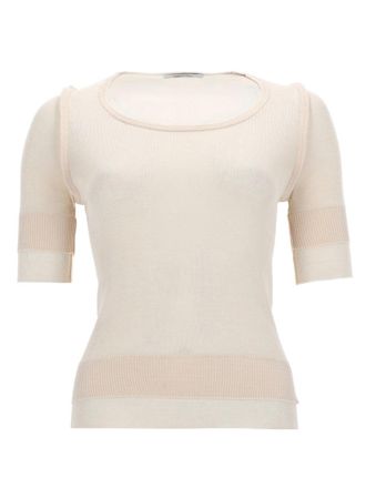 Christophe Lemaire Trompe Oeil Viscose And Silk Top