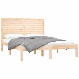vidaXL Estructura De Cama De Madera Maciza De Pino 160x200 Cm Vidaxl