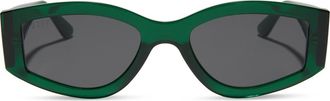 DIFF Eyewear 55mm Kai Slim Sunglasses in Verdant Green at Nordstrom Rack