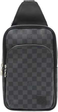 Louis Vuitton Damier Graphite Graphite Coated Canvas Shoulder Bag (Pre-Owned)