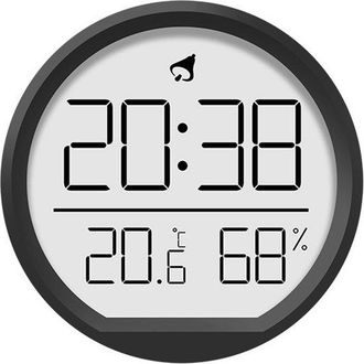 OEM Reloj Digital - Reloj - Con Indicador De Temperatura Y Humedad - Magn&eacute;tico/para Montaje En Pared - Negro
