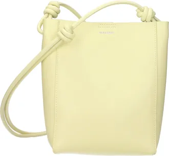 Jil Sander Yellow Leather Crossbody Womens Bag