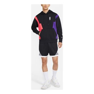 Nike Jordan Air Jordan Dri-FIT Zion Splicing Contrasting Colors Printing Knit Quick Dry Black DH0583-011