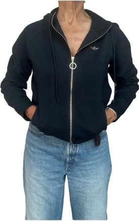 Aeronautica Felpa con zip - - Sweatshirts & Hoodies - Donna - Blu - M