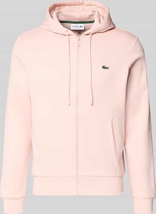 Lacoste Regular Fit Sweatjacke aus Baumwoll-Mix in Rosa, Gr&ouml;&szlig;e XXXL