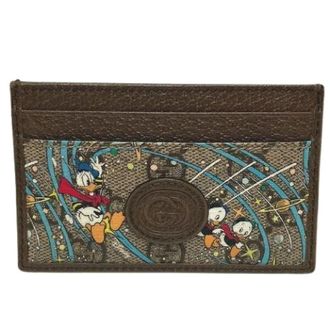 Gucci Pre-owned Wallets, female, Multicolor, Size: ONE SIZE Pre-owned GG Supreme Card Case