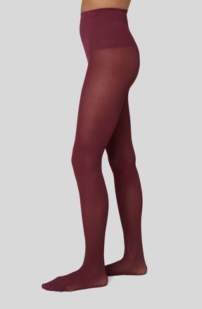 Swedish Stockings Svea Premium Opaque Tights in Deep Red at Nordstrom, Size X-Large