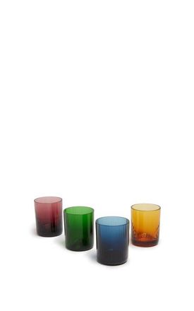 La DoubleJ Liquor Glasses Set Of 4 in Rainbow Mix Multicolor at Nordstrom