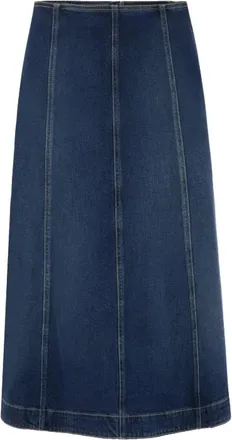 Marc Cain Rokken, Dames, Blauw, XL, Denim, Denim Skirts