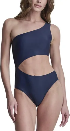 DKNY Dkny One Shoulder Swimsuit With Cutout