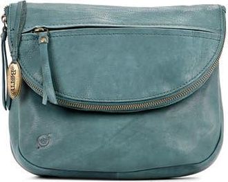 B&oslash;rn Stonefield Leather Crossbody in Mineral Blue at Nordstrom Rack, Size No Size