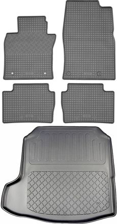 OEM Juego De Alfombrillas De Goma Para Coche Y Maletero Para Mazda 3 Iv Bp Limousine/sed&aacute;n (4 Puertas) A Partir De Marzo De 2019