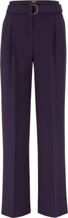 HUGO BOSS Dames/Dames Tapiana Relaxed Fit Broek (Paars)