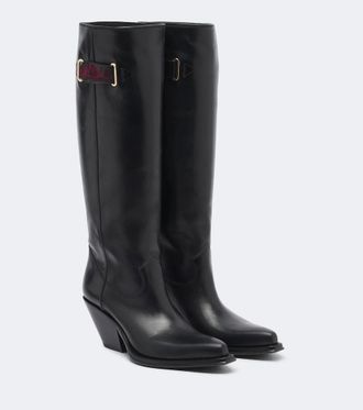 Chlo&eacute; Chlo&eacute; Botas altas Azelan de piel