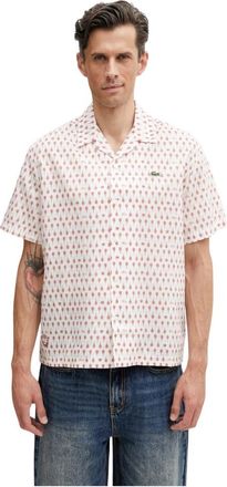 Lacoste Short Sleeve Shirts - Heren - Korte mouwen Overhemden - Veelkleurig - M - Overhemden