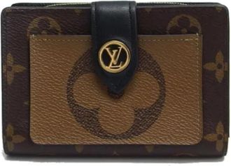 Louis Vuitton Pre-owned Canvas Portemonnee - Dames - Vintage Accessoires - Bruin - ONE Size - Vintage