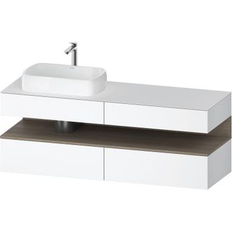 Duravit Qatego Consola Mueble Bajo Lavabo, 2 Extensiones, 2 - Duravit