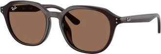 Ray-Ban Rb 4459D Zonnebril - unisex - Zonnebrillen - Bruin - 54 MM - Accessoires