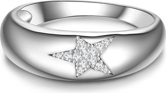 Glanzst&uuml;cke M&uuml;nchen Womens Sterling Silver Ring - Size K