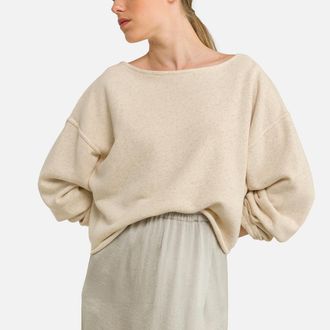 American Vintage Sweater met boothals Itonay