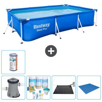 Bestway Piscina Bestway Steel Pro Rectangular - 300x201x66 Cm - 8-piezas S22087