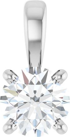 Diamond2Deal 14k Gold 1/3 CT Lab-Grown Diamond Pendant
