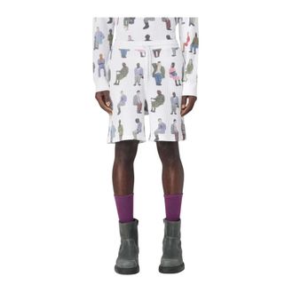 J.W.Anderson Heren, Korte broeken, Wit, Maat: L Katoen