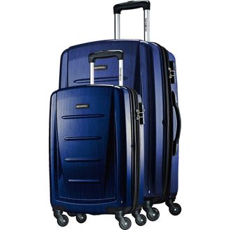 Samsonite Winfield 2 (20/28) 2-Piece Set Hardside Expandable Luggage with Spinner Wheels in Navy at Nordstrom