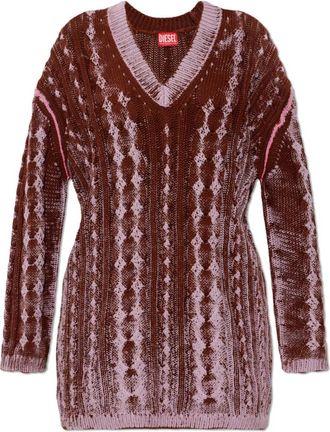 Diesel Truien & Vesten, Dames, Rood, M, Katoen, M-Elga Trui