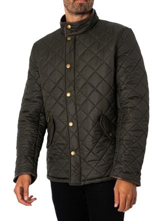 Barbour Gewatteerde Jas Van Powell, Groen