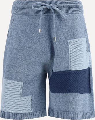 Laneus Shorts in maglia di cotone patchwork Man 48