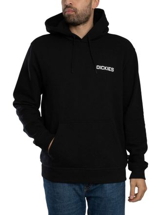 Dickies Payson Back Graphic Pullover Hoodie, Zwart