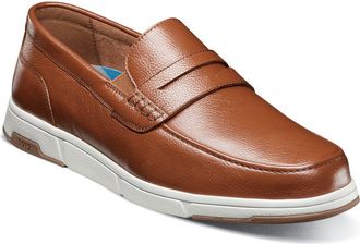 Nunn Bush Luca Moc Toe Penny Loafer in Cognac Multi at Nordstrom Rack, Size 10.5