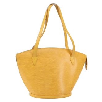 Louis Vuitton Saint Jacques Epi Leather Yellow Leather Handbag (Pre-Owned)