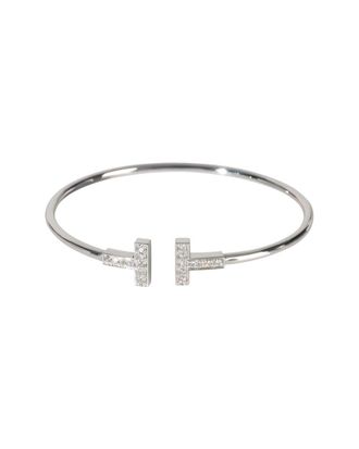 Tiffany & Co. Tiffany T Wire 18K Gold 0.24 ct. tw. Diamond Bracelet (Authentic Pre-Loved)