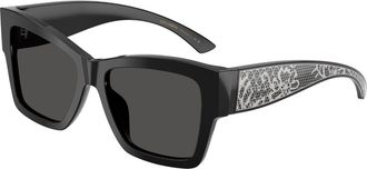 Dolce & Gabbana DG4493 501/87 Womens Sunglasses Black Size 55