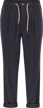 Herno Cashmere And Silk Trousers
